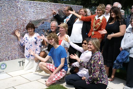 A mosaic celebrating 125 years of Poole's Town Park