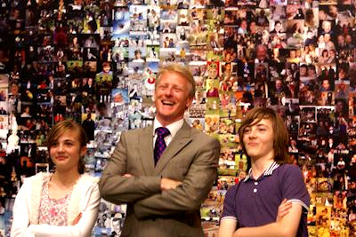 BBC Anchor-man Rob Smith in The Towner Gallery, Eastbourne