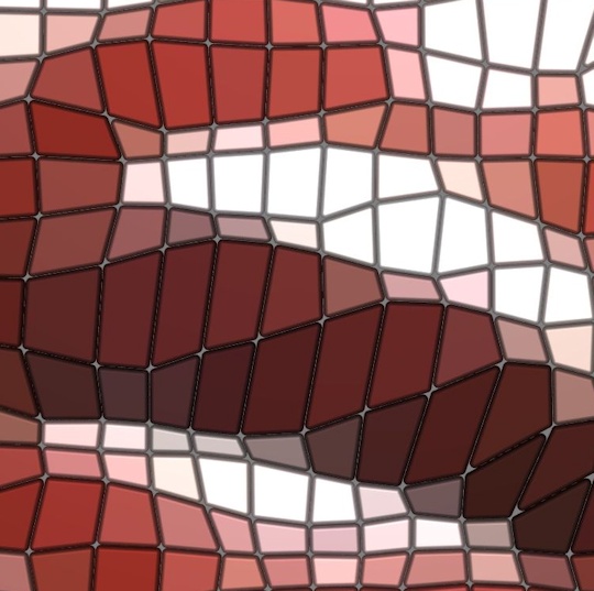 A close up onto the Tile Mosaic of Marilyn
