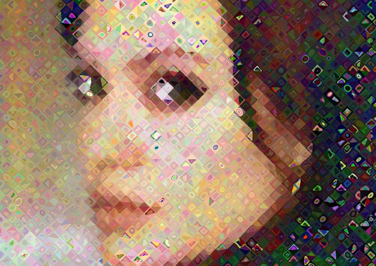 Art mosaic: Angelina'